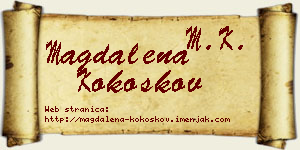Magdalena Kokoškov vizit kartica